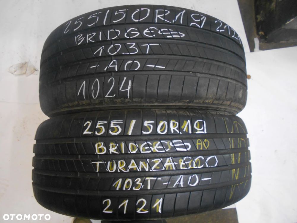 OPONY 255/50R19 BRIDGESTONE TURANZA ECO AO DOT 1024 / 2121 7.6MM - 1