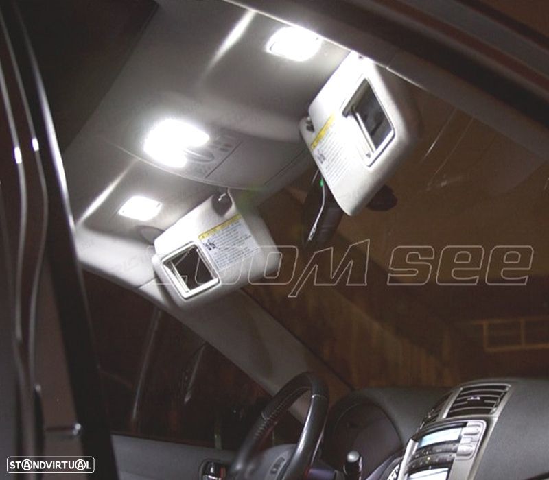 KIT COMPLETO 14 LAMPADAS LED INTERIOR PARA FIAT STILO 192 01-07 - 4