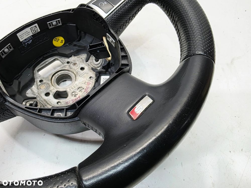 KIEROWNICA SKÓRA MULTIFUNKCJA S LINE AUDI A4 B8 A5 Q5 8K0419091BB WUL 28/25 - 9