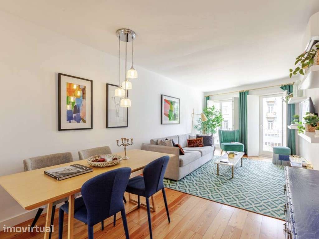 Apartamento T2 com Licença de Alojamento Local em Arroios - Grande imagem: 3/15