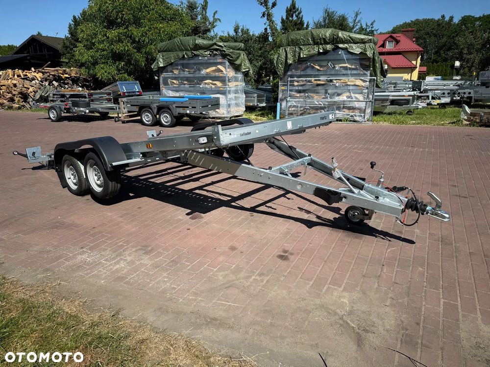 Martz Przyczepa TIEFLADER 400 2T 400x180 cm DMC 2000 kg uchylna laweta samochód quad - 6