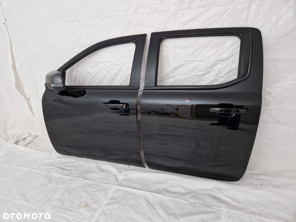 Ford Ranger VI Drzwi lewe tylne kompletne czarne Black-panther europa 24r - 4