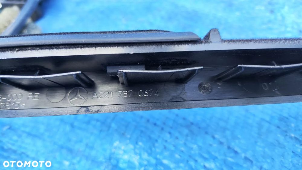 ROLETA PRZECIWSŁONECZNA ELEKTRYCZNA SZYBY DRZWI PRAWY TYŁ KOMPLETNA A2218100620 MERCEDES S-KLASA W221 LONG - 6