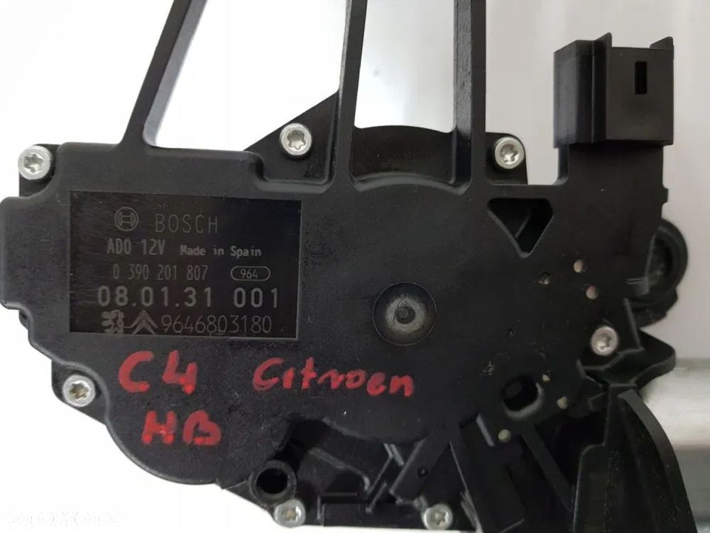 MECHANIZM SILNICZEK WYCIERACZKI TYŁ CITROEN C4 HB - 3