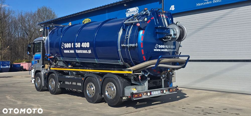 MAN TGS 35.420 8x2 zabudowa 2026 25+2m3 WUKO asenizacyjny kombi cysterna beczka - 9