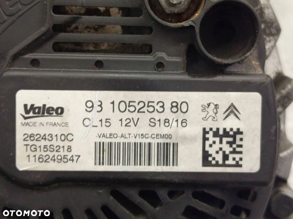 Alternator PEUGEOT OPEL Citroen C4 II Picasso 1.6 BLUEHDI EHDI 9810525380 - 16
