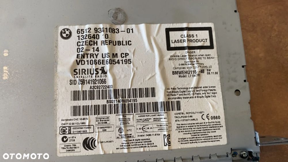 CZYTNIK NAWIGACJI NBT BMW F30 F31 F32 F33 F34 F36 9341083 - 3