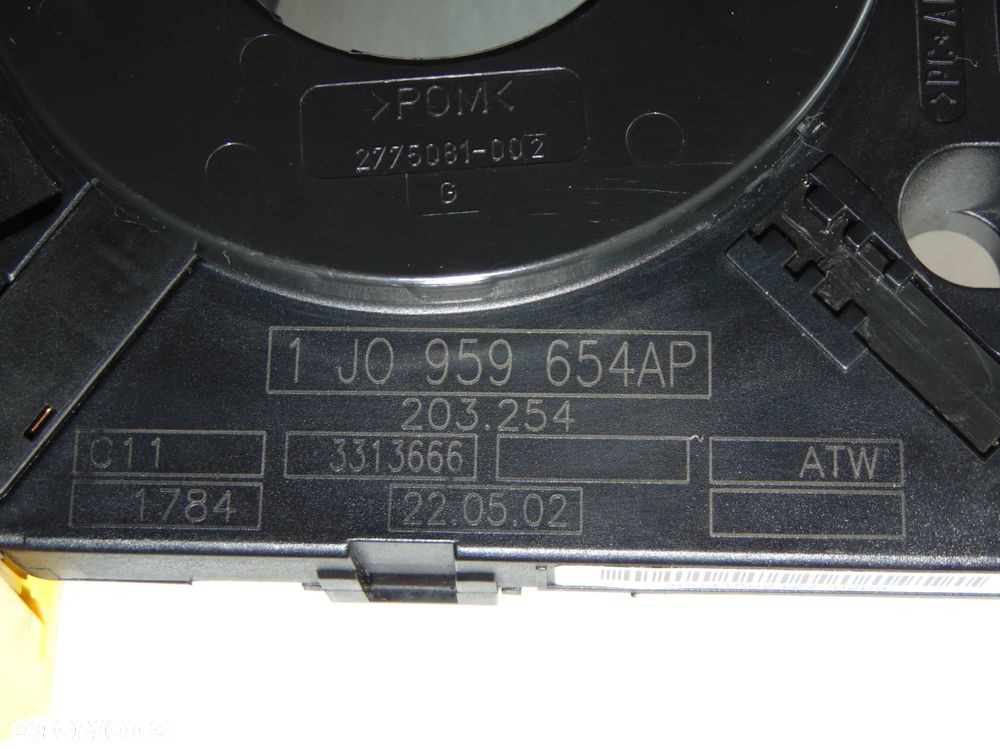 ORYGINAŁ taśma zwijak moduł czujnik kąta skrętu 1J0959654AP VW Volkswagen Golf 4 IV Bora Passat B5 Sharan I - 7