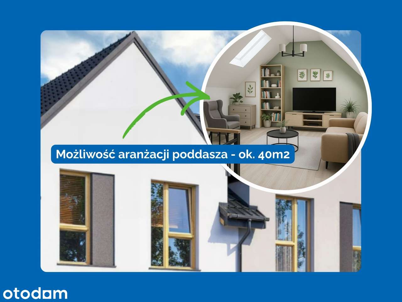 NOWE Osiedle Kameralne. Zabudowa bliźniacza. Stan dew. Ostatnie domy - Pełny obrazek: 4/10