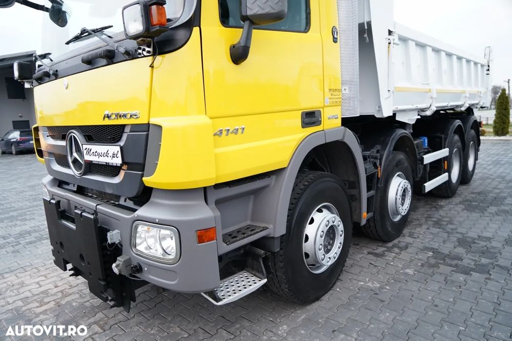 Mercedes-Benz ACTROS 4141 / 8x4 / CAROSERIE INTERSCHIMBABILĂ BDF / BASCULĂ BĂTĂȚI / BANCĂ HIDRODOXICĂ / CLAPETĂ HIDRODOXICĂ / EPS + AMBREIAJ - 19