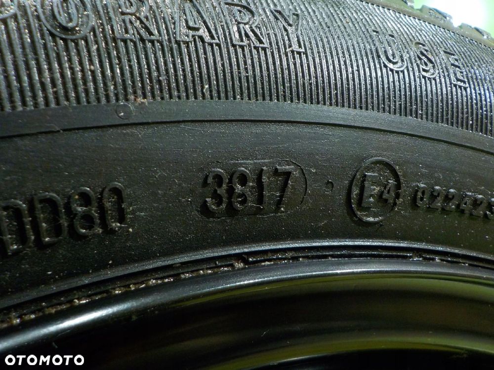 PEUGEOT 208 I kolo dojazdowe 125/85/16 4x108 - 5