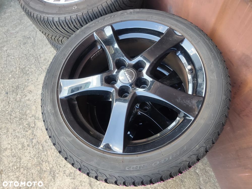 5x112 Felgi Aluminiowe Alufelgi 17 Koła Zimowe Zima AUDI A3 8P 8V A4 B5 B6 A6 C5 VW Golf 5 6 7 Touran Caddy Sharan Jetta Passat B5 B6 SKODA Superb Octavia II 2 III IV 3 4 SEAT EXEO Alhambra Altea Leon Toledo 8mm Czarne ALU-RAD Legnica 225/45 - 1