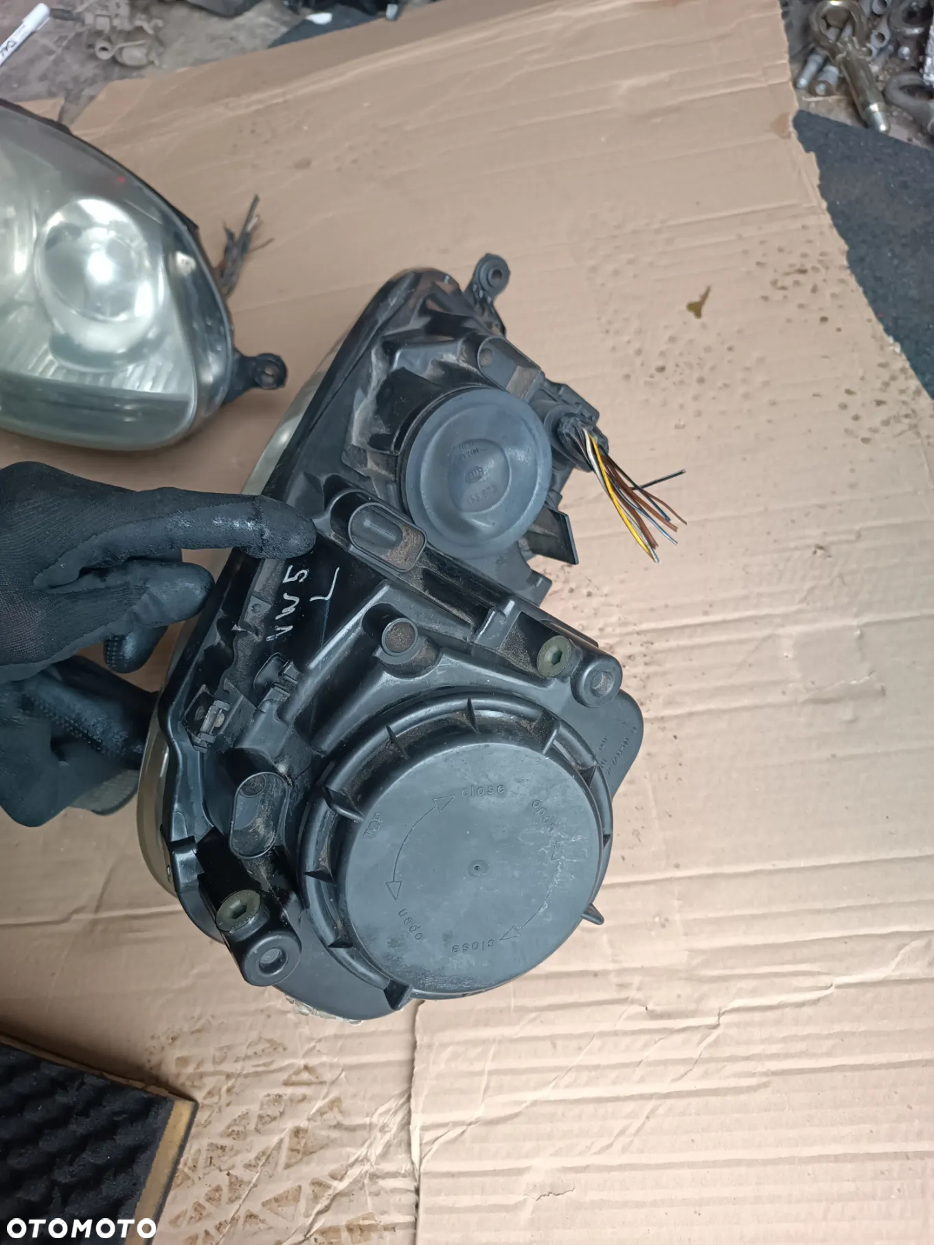 VOLKSWAGEN GOLF V LAMPA PRZEDNIA LEWA PRAWA KOMPLET EUROPA - 5