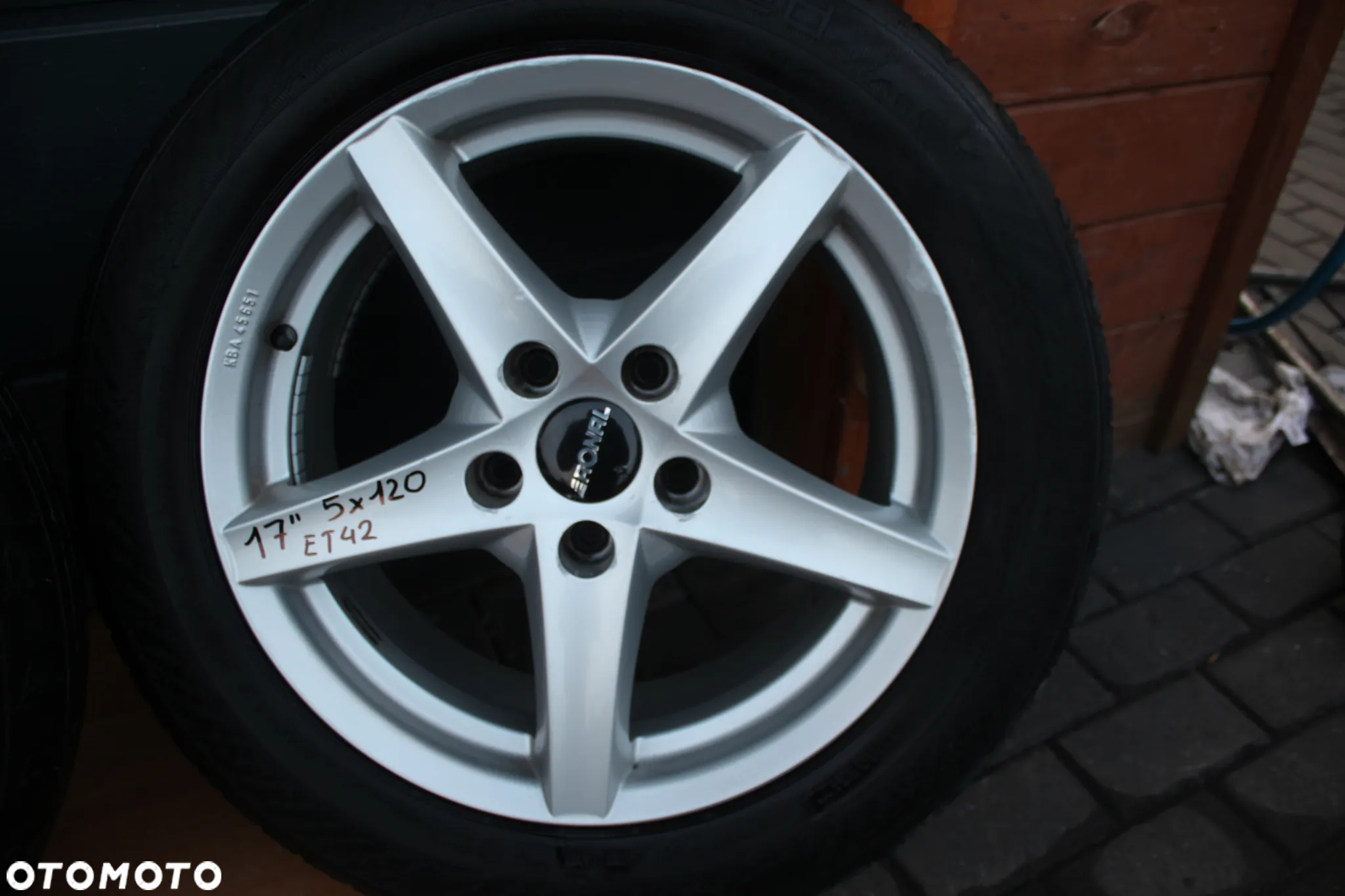 FELGI ALUMINIOWE KOŁA OPONY LETNIE OPEL INSIGNIA A R17 5x120 ET42 225/55/17 - 5