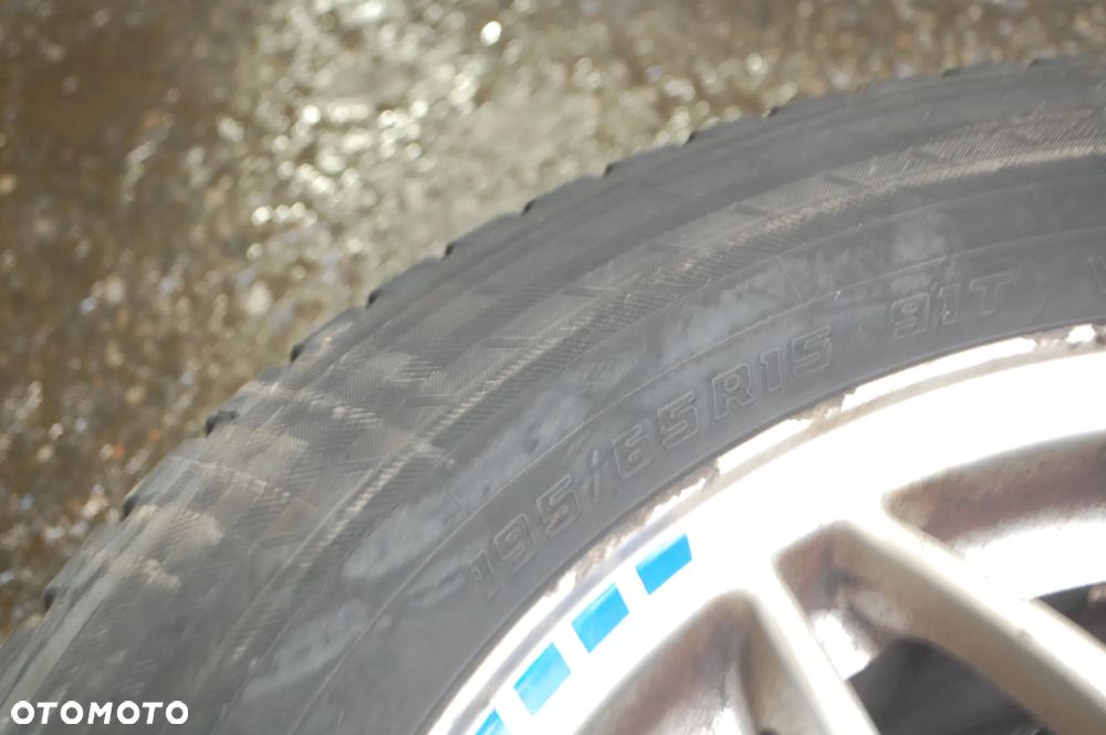 FELGI ALUMINIOWE ALUFELGI BBS 1H0601025AA 5X100 6.5J ET33 195/65R15 VW GOLF III SEAT SKODA AUDI - 9