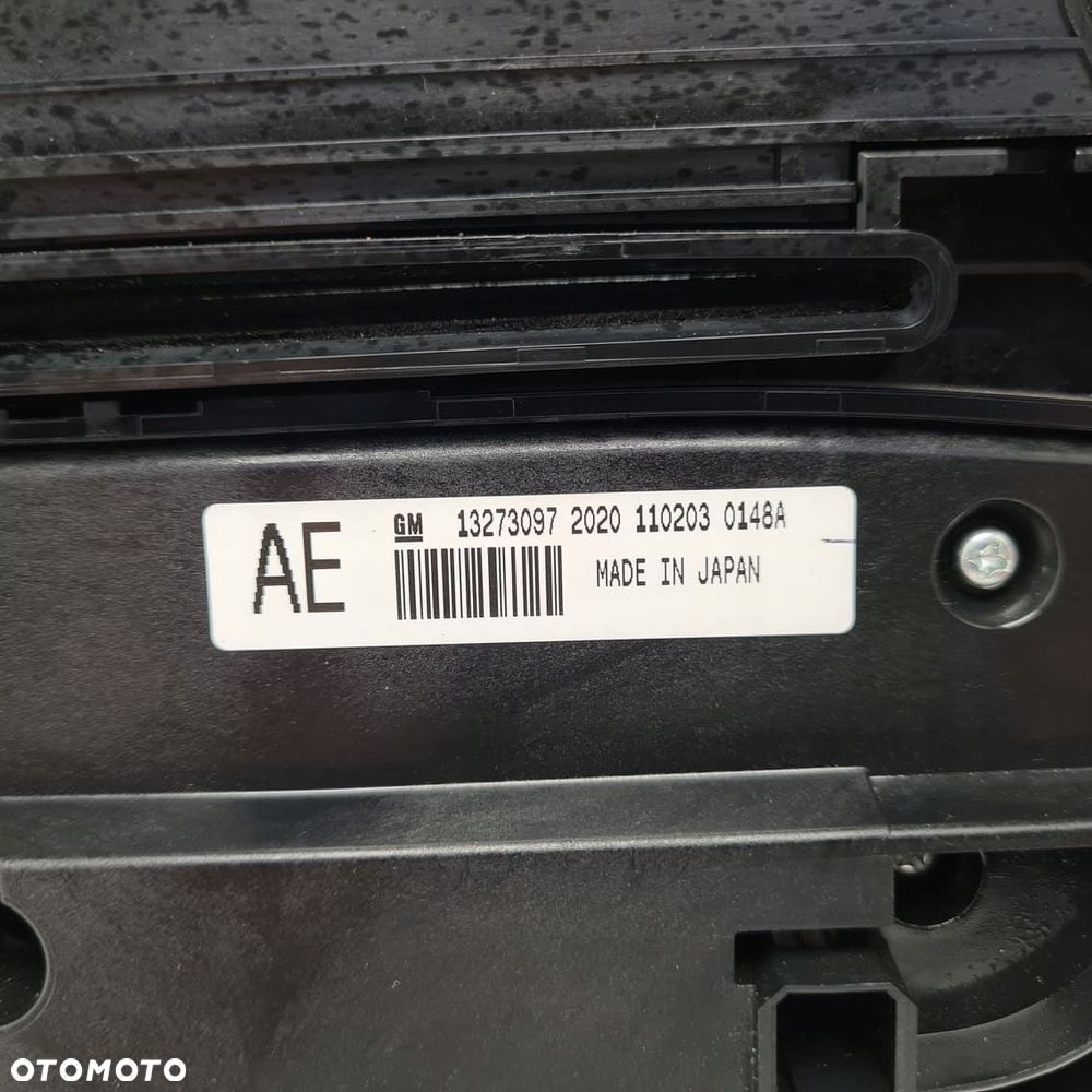 panel sterowania nawiewu opel insignia 13273097 eu - 2