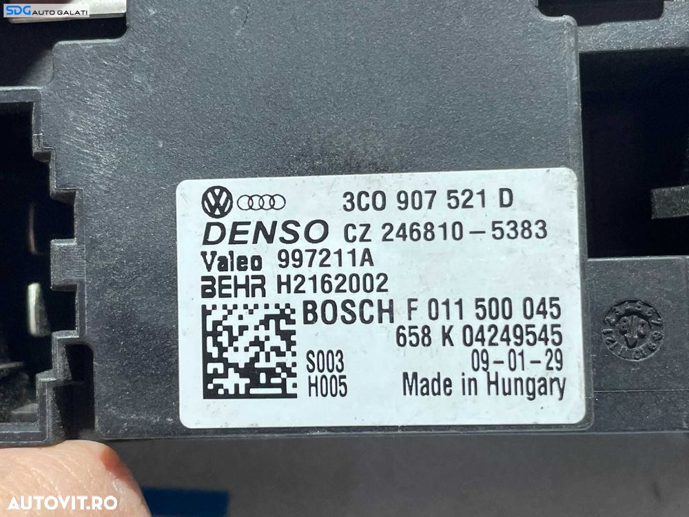 Releu Rezistenta Motoras Aeroterma Volkswagen Jetta 3 MK3 2005 - 2011 Cod 3C0907521D [L3058] - 3