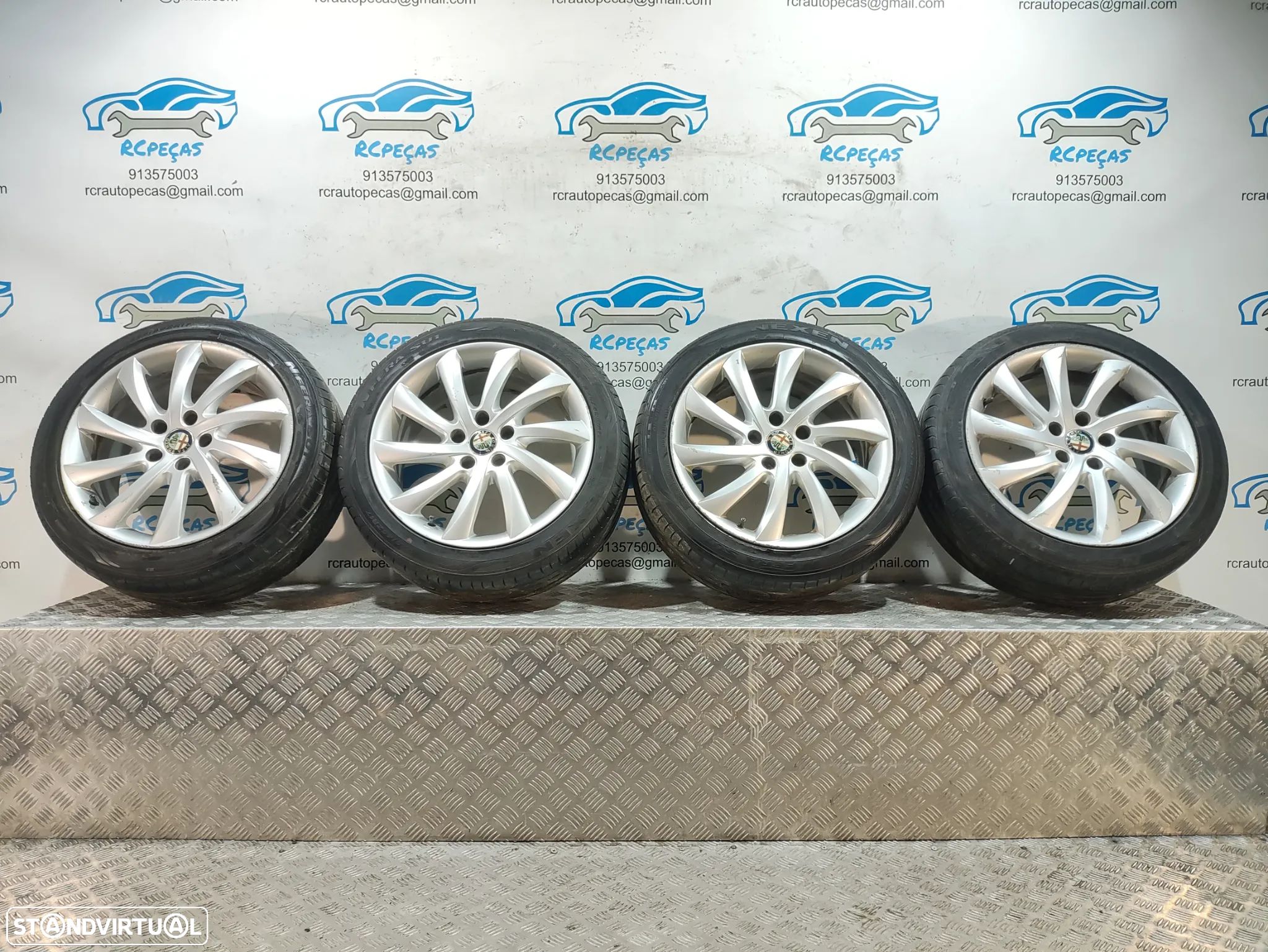 Conjunto Jantes 17 Originais Alfa Romeo Giulietta 7,5J ET41 5x110 - 1
