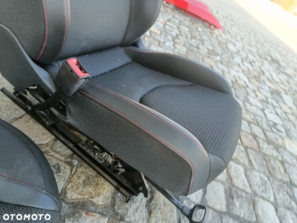 Fotele Seat Leon 3 III FR Skóra Kanapa Przekładka Siedzenia - 23