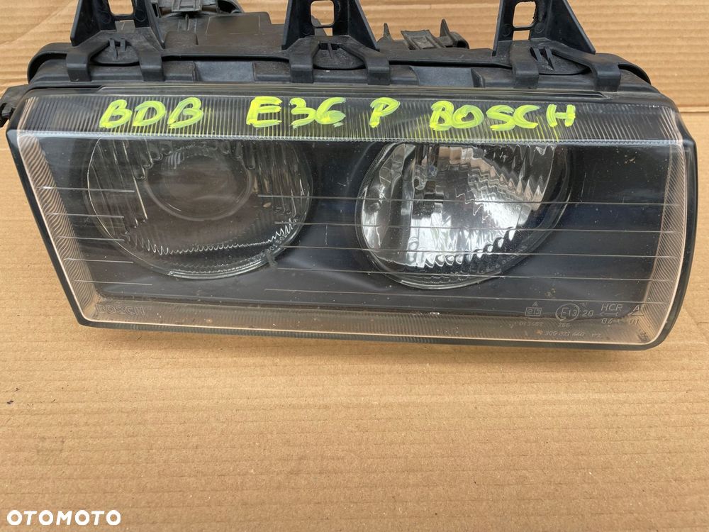 lampa prawa przód bmw e36 coupe cabrio sedan kombi bosch bdb stan - 2