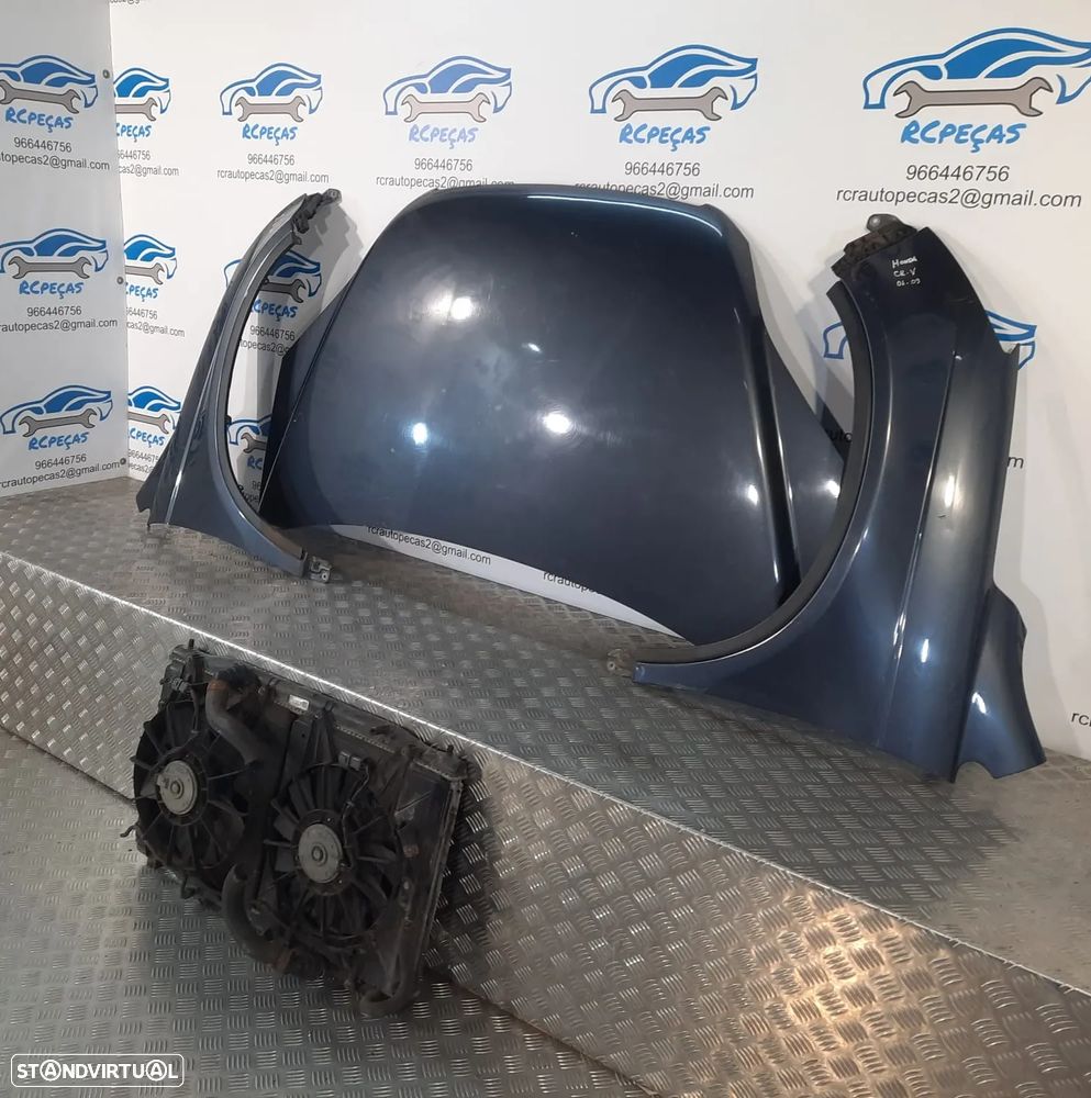 FRENTE COMPLETA HONDA CR-V CRV CR V II 2 MK2 CAPOT PARACHOQUES GUARDA-LAMAS OTICAS RADIADOR VENTILADOR - 6