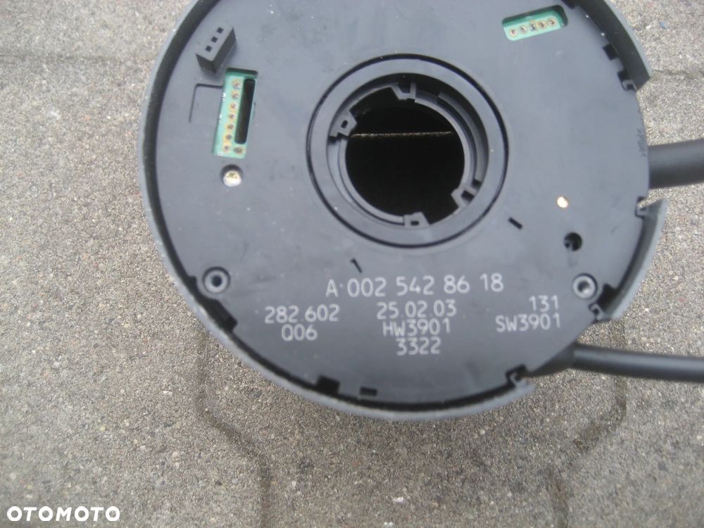 mercedes 203 c klasa przełącznik zespolony taśma zwijak a0025428618 - 3