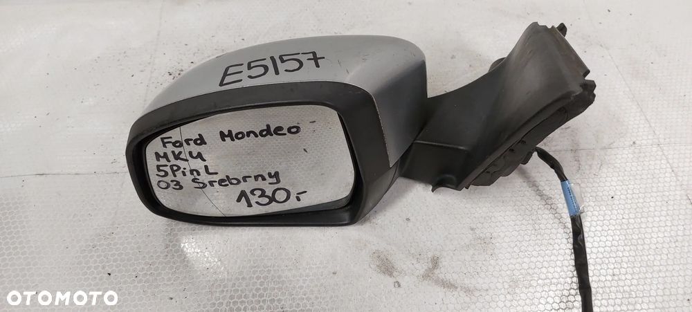 .  LUSTERKO ELEKTRYCZNE FORD MONDEO MK4 LEWE 5PIN O3 SREBRNY - 2