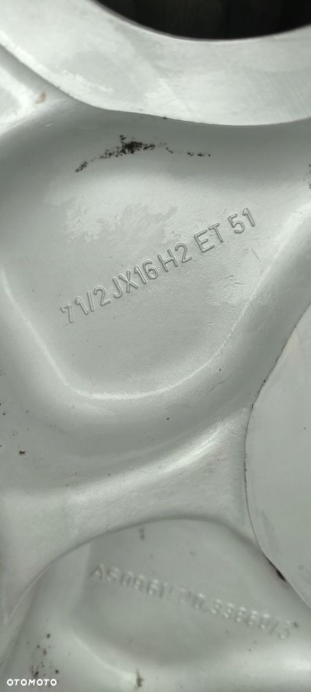 Felgi Aluminiowe Oryg. Mercedes S-Klasa A140 16Cali 7,5Jx16Et51 5x112 Ø66,6 - 16