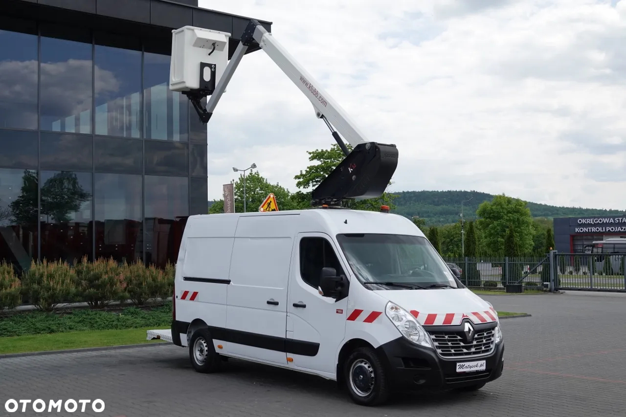 Renault MASTER / PODNOŚNIK KOSZOWY – 10,5 metra / BLASZAK + WZWYŻKA / SPROWADZONY / PO KONTRAKCIE SERWISOWYM - 2