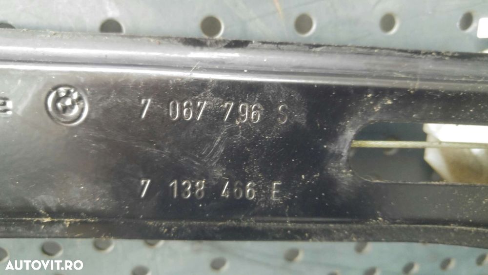 Macara geam electric cu motoras dreapta fata bmw seria 1 e81 e87 facelift 7067796s 7138466e - 3