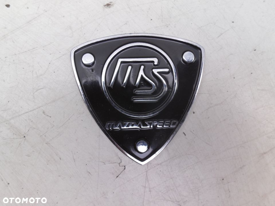 Emblemat / Znaczek Naklejka ms / Mazdaspeed METAL - 1