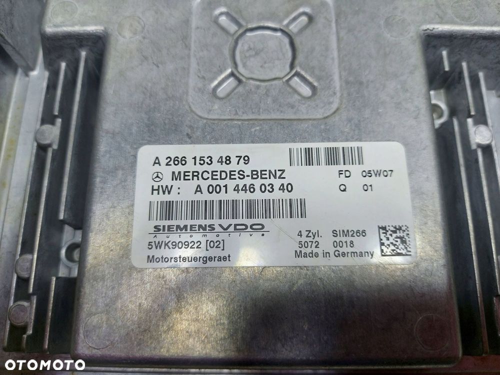Komputer Sterownik Silnika A2661534879 Mercedes W169 - 5
