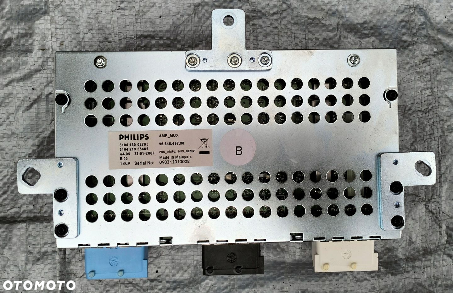 WZMACNIACZ PHILIPS HIFI SYSTEM CITROEN C5 III X7 9664649780 - 4