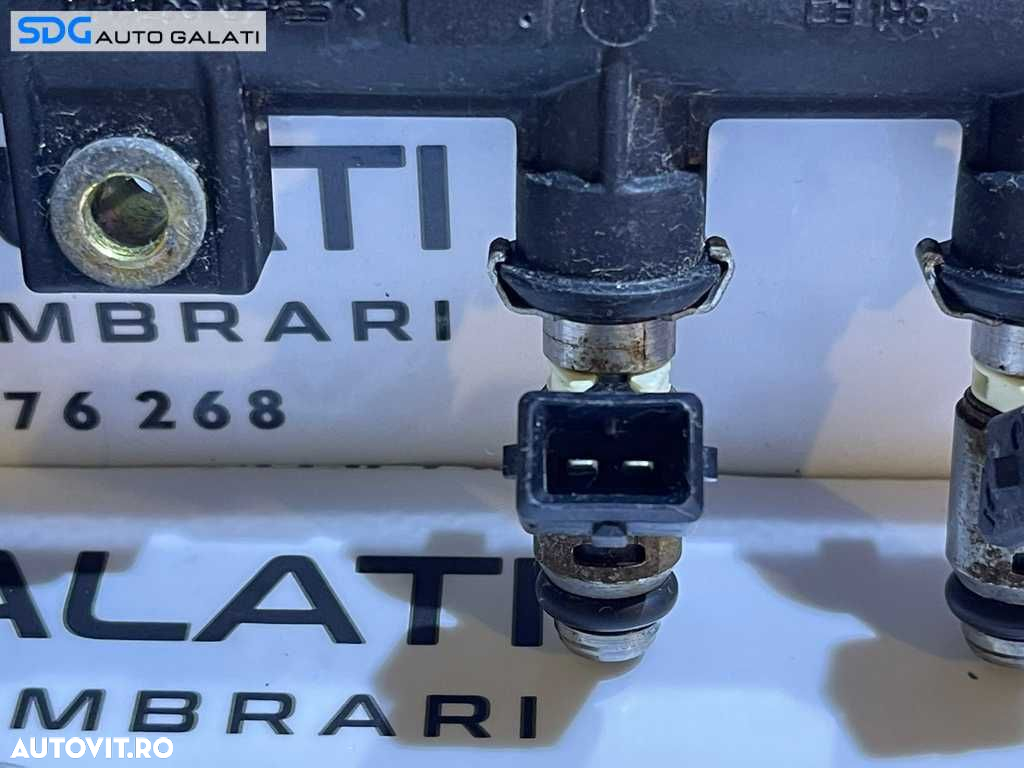 Rampa Presiune Benzina Injector Injectoare Fiat Doblo 1 1.2 2001 - 2010 Cod 3219018301 - 4