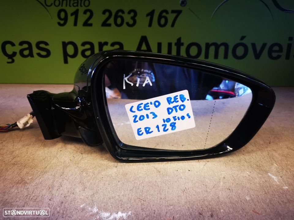KIA CEED RETROVISOR DIREITO REBATÍVEL - ER128 - 6