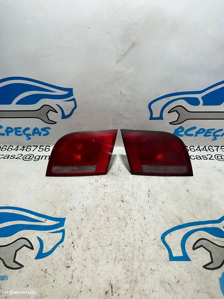 Farolins Tras Traseiro Mala Originais Audi A3 8P 8PA SportBack 5 Portas 8P4945094 8P4945093 2003 - 2013 - 2