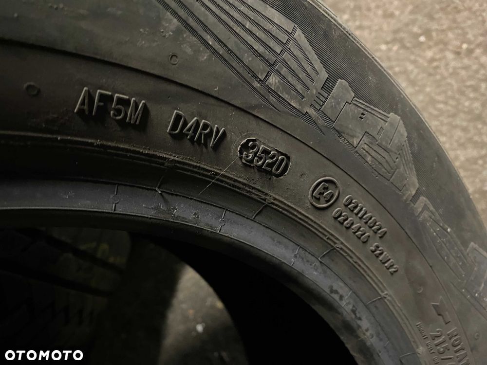 215/60R16 Dwie używane opony całoroczne  Continental - 4