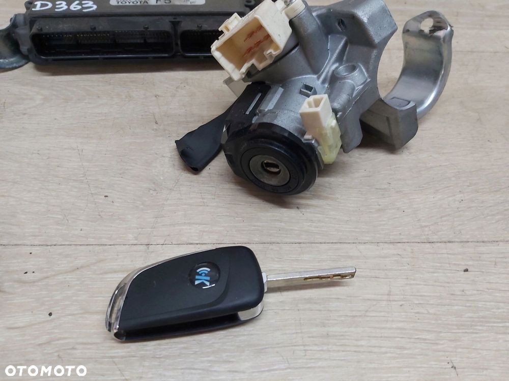 Toyota Avensis T27 LIFT 1,6 d4d komputer kluczyk stacyjka zestaw odpalenia - 3