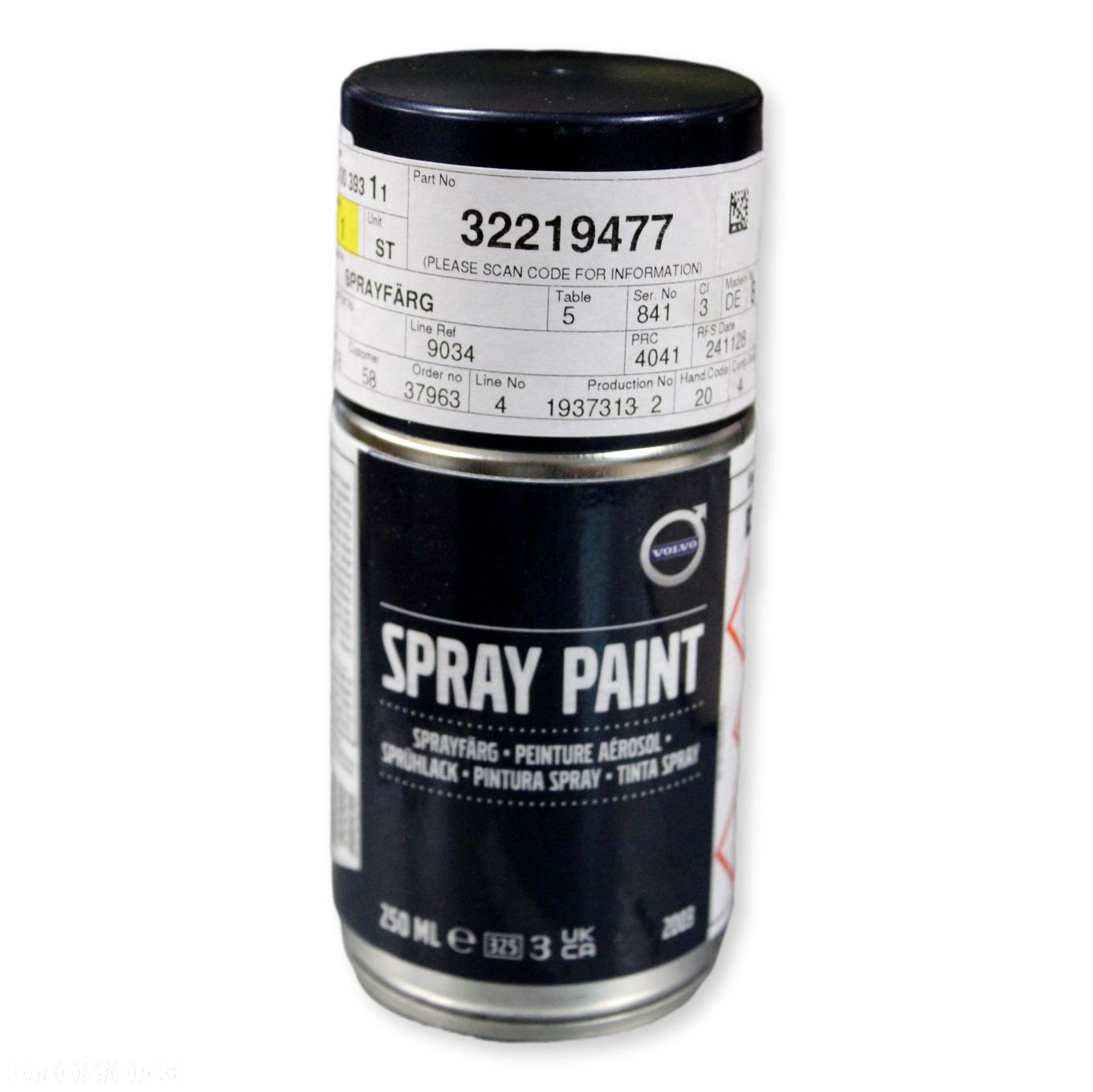 VOLVO lakier spray niebieski 498 Caspian Blue 250ml OE 32219477 - 2
