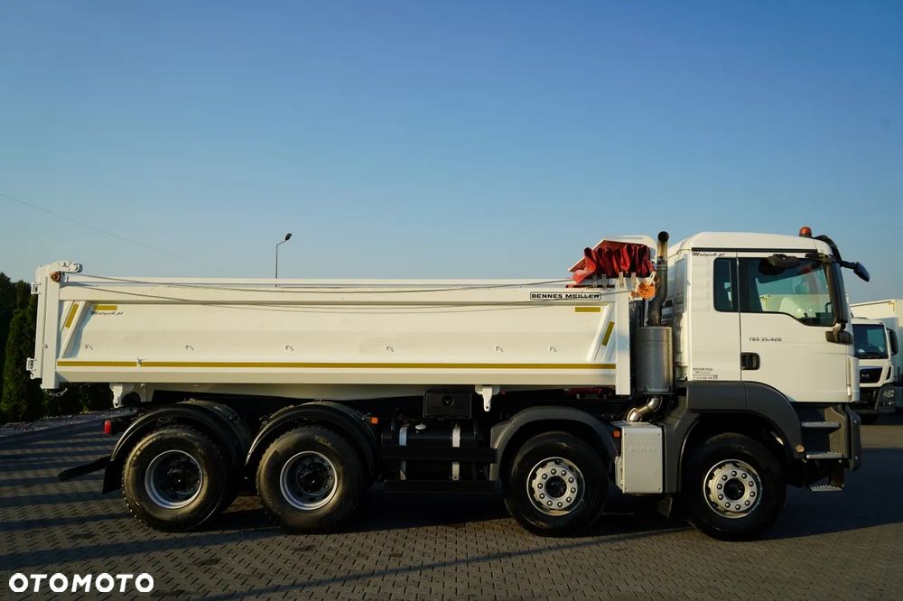 MAN TGS 35.420 / 8X4 / WYWROTKA 2 STR. / HYDROBURTA / BORDMATIC / AUTOMAT - 15