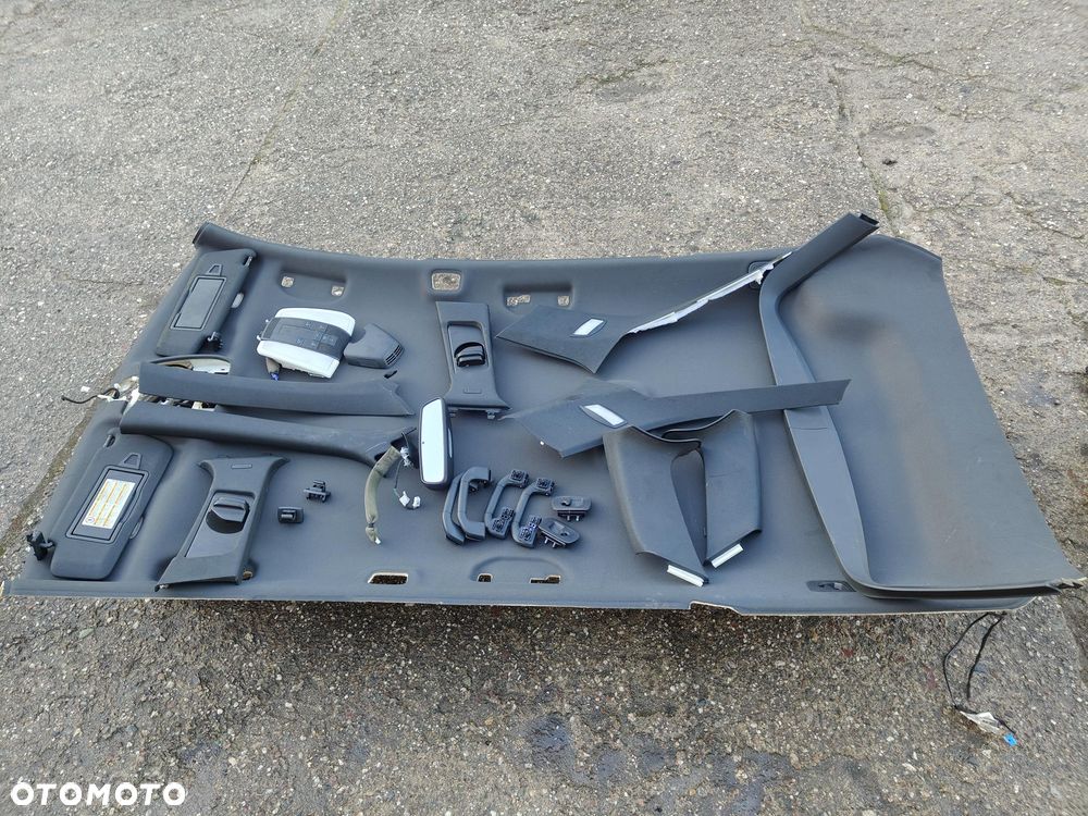 MERCEDES W204 Kombi Podsufitka SUFIT SUFITÓWKA Czarna AMG Komplet - 8