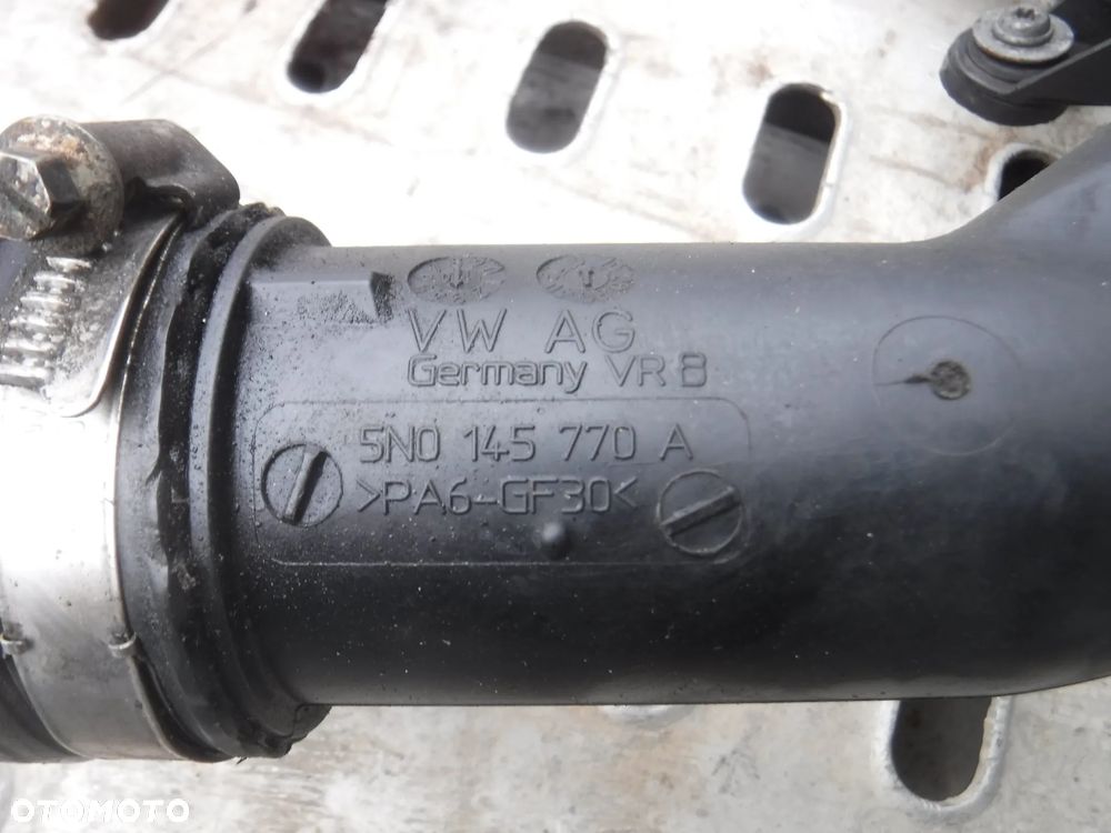 Vw Skoda Audi Seat 2.0 TDI 5N0145770A waz rura intercoolera turbiny przewod - 2