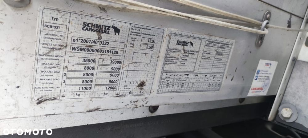 Schmitz Cargobull Mega, Firanka, BDE, Rozsuwane Słupki - 9