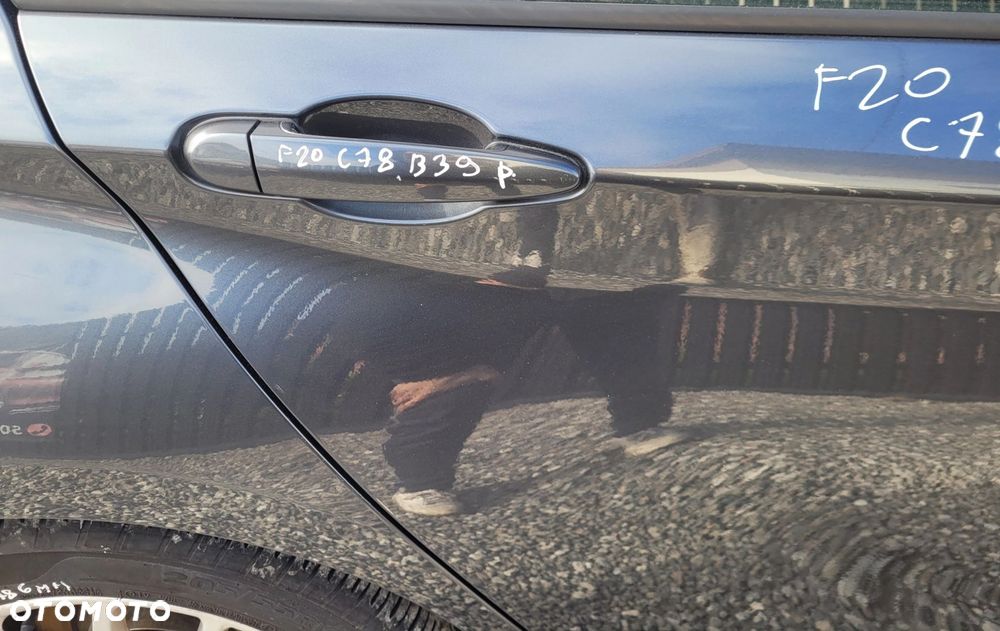 DRZWI PRAWY TYŁ TYLNE BMW F20 B39 MINERALGRAU ORYGINALNY LAKIER C78 - 2