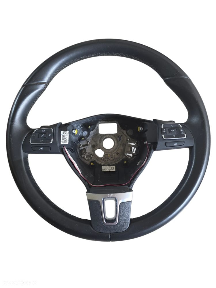 VW PASSAT CC KIEROWNICA SKÓRA MULTIFUNKCJA EUROPA 3C8959537D - 1