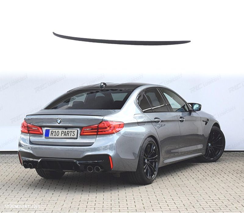 SPOILER TRASEIRO LIP BMW SERIE 5 G30 17- LOOK M - 1