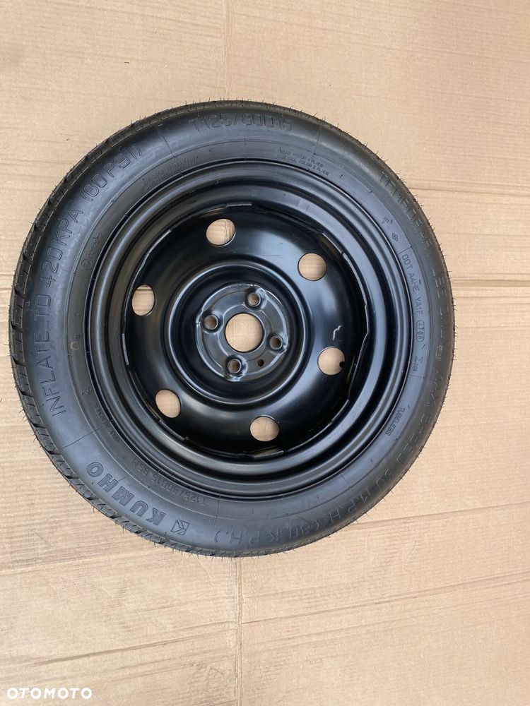 Koło dojazdowe dojazdówka 15 Kia Rio  Hyundai I10 I20 i10 i20  4x100  + zestaw - 6