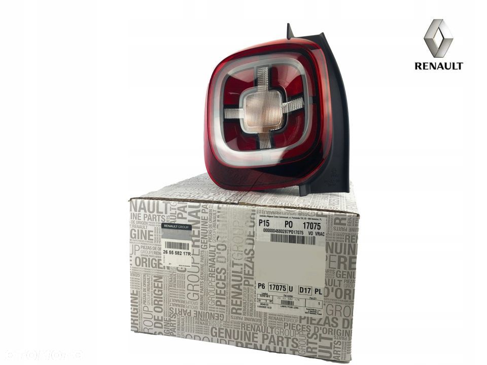 LAMPA TYLNA DACIA DUSTER 2017- NOWA ORYGINAŁ