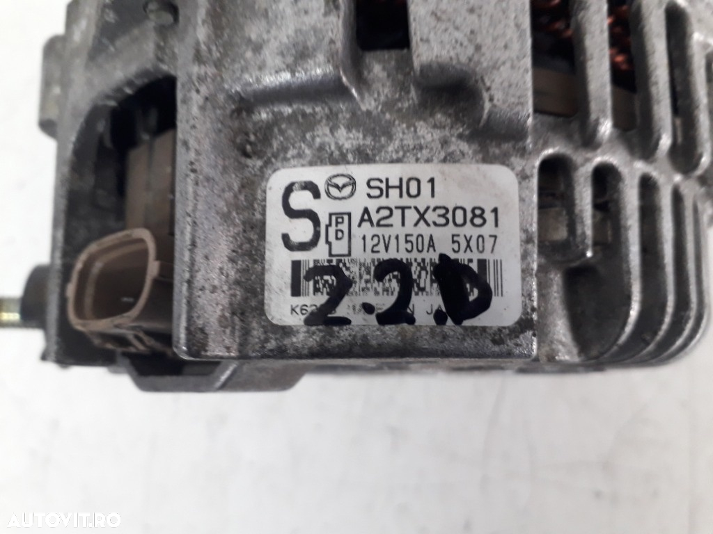 Alternator pentru Mazda CX5, Mazda 6, 3, A2TX3081 motor SHY 2011 2012 2013 2014 2015 2016 - 5