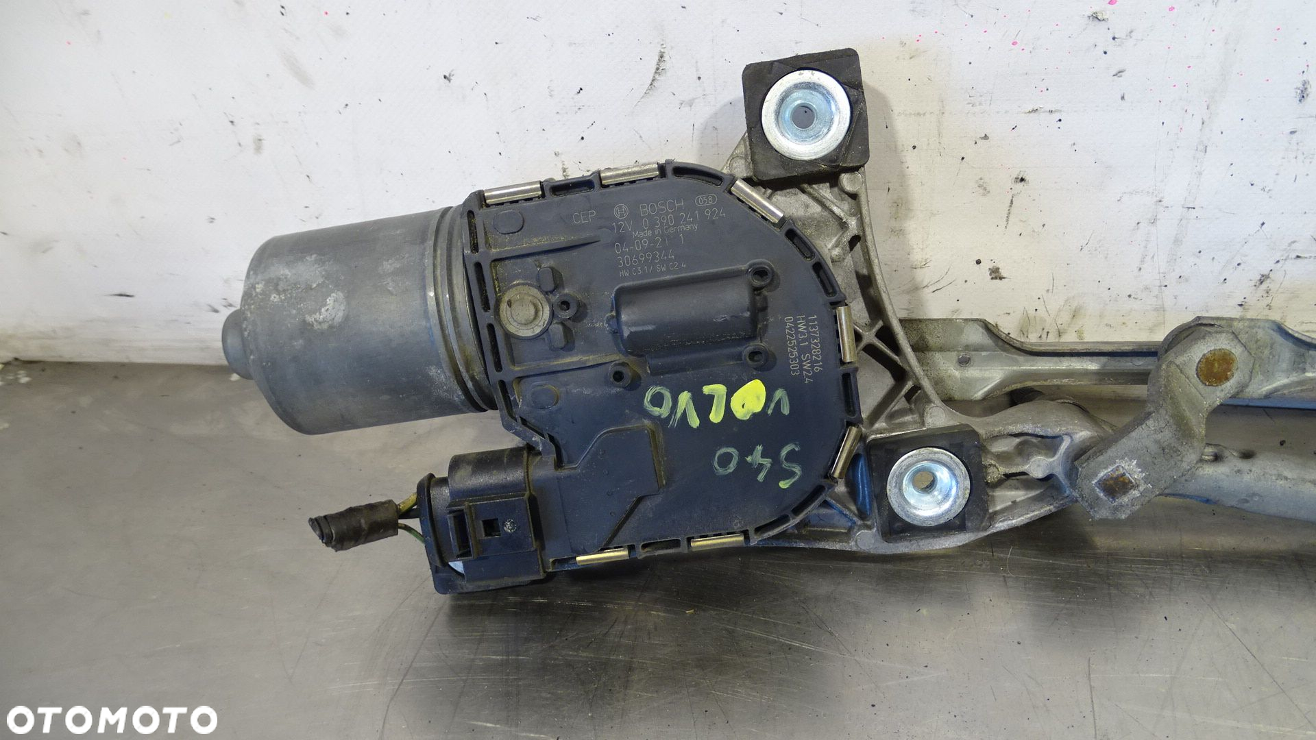 MECHANIZM WYCIERACZEK PRZÓD VOLVO S40 II 2.0 30699344 - 9